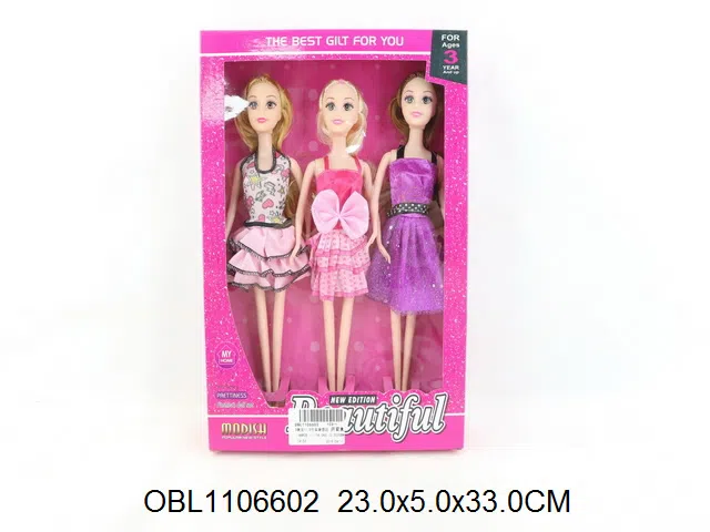 3身庄11.5寸实身芭芘 主体衣服1款1色_OBL1106602