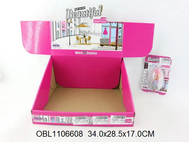 3.5寸实身芭芘 主体衣服1款1色 16片装1展示盒_OBL1106608