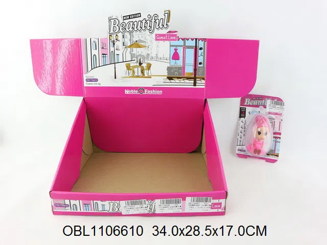 4.5寸实身芭芘 主体衣服1款1色 16片装1展示盒_OBL1106610