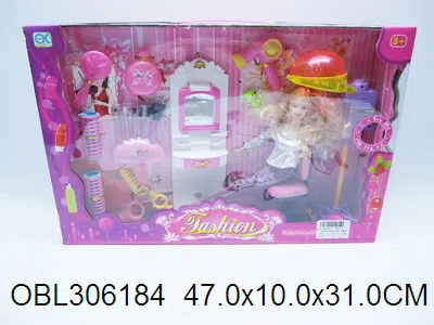 11寸实色芭芘套装 带灯光音乐无包电 1款3色_OBL306184