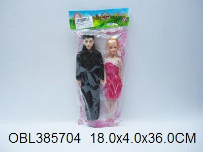 11.5寸空身夫妻芭芘 1款2色_OBL385704