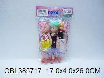 3只庄9寸空身肥童芭芘 1款2色_OBL385717