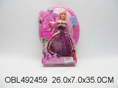 11寸实身芭芘套装 衣服1款2色混装_OBL492459