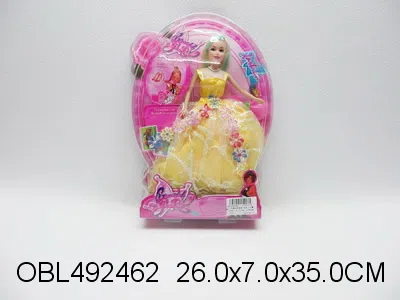 11寸实身芭芘套装 衣服1款2色混装_OBL492462