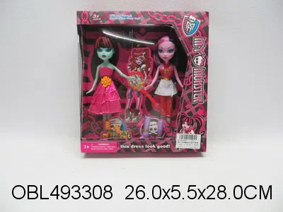 2身9寸实身魔鬼芭芘套装 2款混装 衣服1款1色_OBL493308