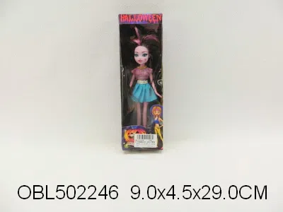 9寸实身魔鬼芭芘 衣服1款4色混装_OBL502246