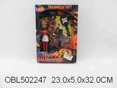 9寸实身魔鬼芭芘套装 衣服1款4色混装_OBL502247