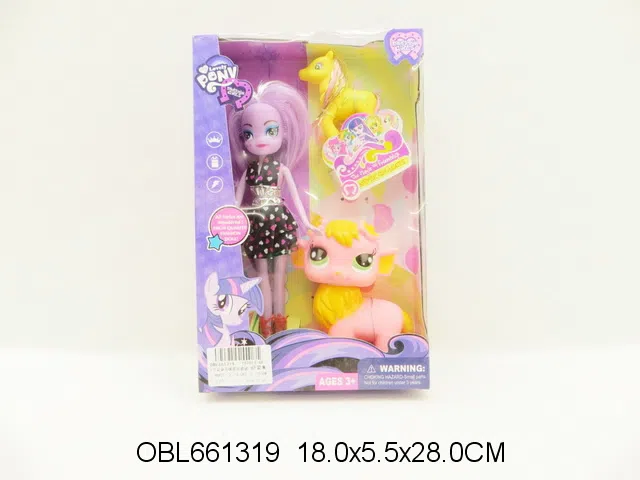 9寸实身马妹芭芘套装 主体衣服3款3色混装_OBL661319