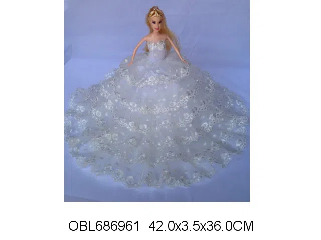 11.5寸实身婚纱芭芘 主体衣服1款1色混装_OBL686961