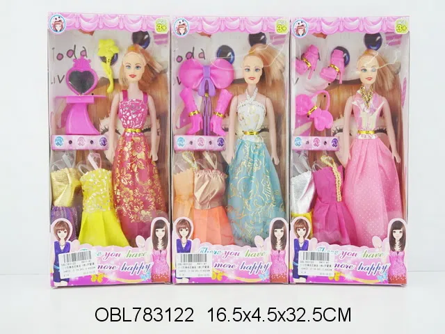 11寸空身芭芘套装 3款混装 主体衣服1款1色_OBL783122