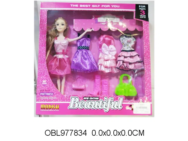 11.5寸实身芭芘套装 主体衣服1款1色_OBL977834