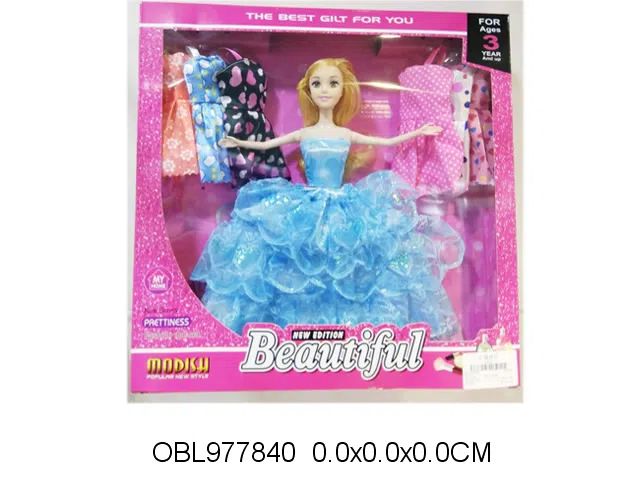 11.5寸实身芭芘套装 主体衣服1款1色_OBL977840