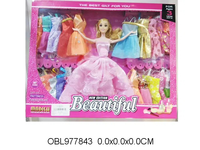 11.5寸实身芭芘套装 主体衣服1款1色_OBL977843