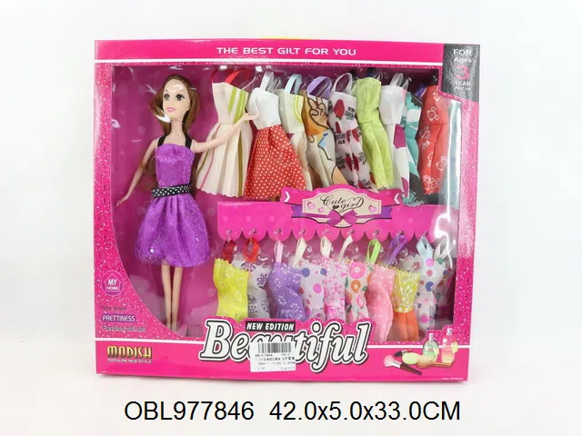 11.5寸实身芭芘套装 主体衣服1款1色_OBL977846