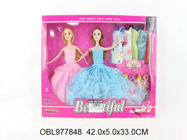 2身庄11.5寸实身芭芘套装 主体衣服1款1色_OBL977848