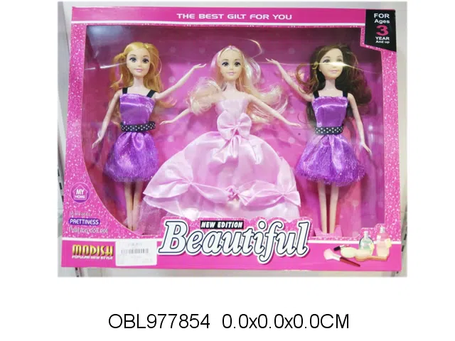 3身庄11.5寸实身芭芘 主体衣服1款1色_OBL977854