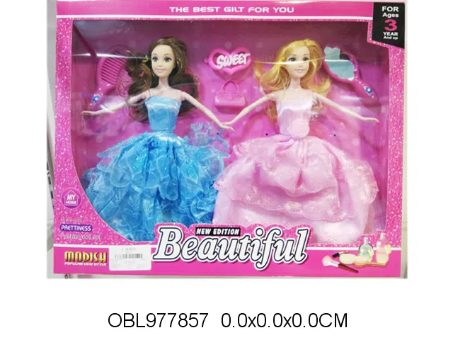 2身庄11.5寸实身芭芘套装 主体衣服1款1色_OBL977857