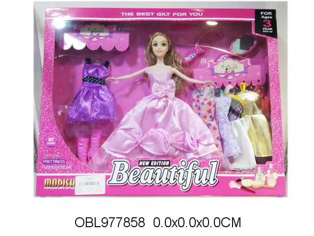 11.5寸实身芭芘套装 主体衣服1款1色_OBL977858