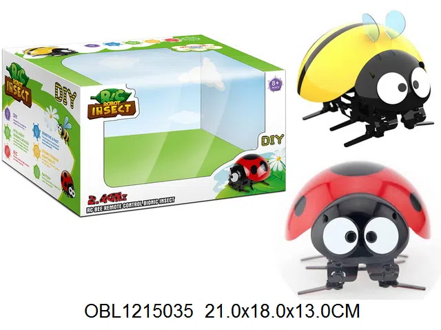 2.4G遥控智能七星瓢虫/蜜蜂配USB充电线 机身3.7V电池包电 遥控器2*AAA无包电_OBL1215035