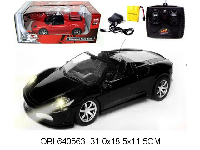 1:18四通遥控车带灯光配充电器 车身包电 遥控器无包电 27频率_OBL640563