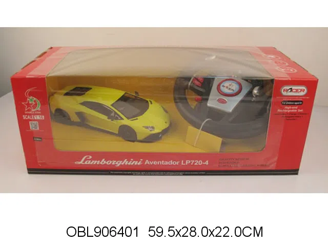 4通方向盘遥控车配充电器 包电 27频率 橙 黄 黑3色混装_OBL906401