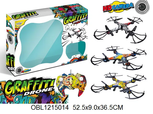 2.4G遥控四轴飞行器带30万WIFI实时传输像素摄像头 无头模式 一键返航 重力感应飞行  定高 机身3.7V电池包电 遥控器4*AA无包电_OBL1215014