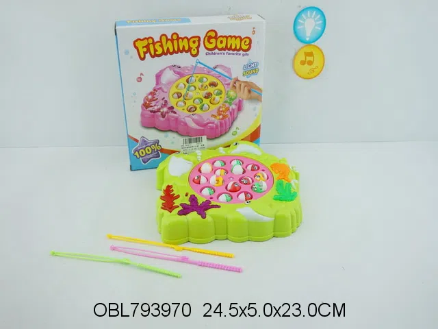 电动钓鱼套装带灯光音乐 无包电_OBL793970