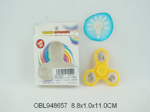 手指陀螺带灯光 包电 多色混装_OBL948657