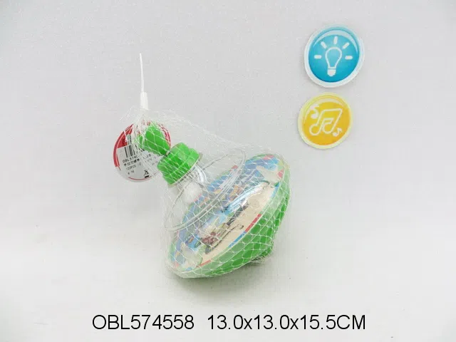 手拉陀螺带灯光音乐 包电 3色混装_OBL574558