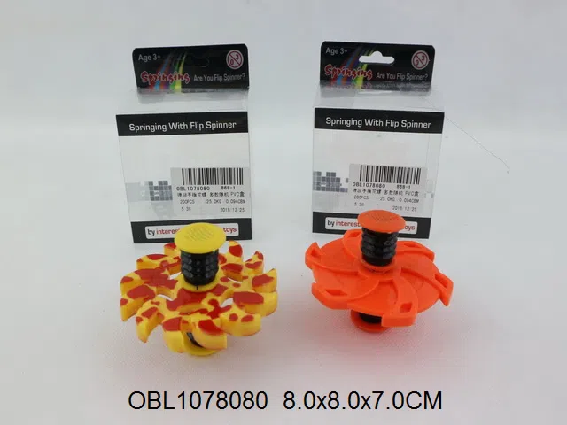 弹跳手指陀螺 多款随机混装_OBL1078080