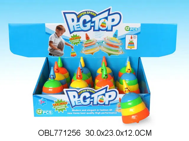 12只庄手压陀螺 4色混装_OBL771256