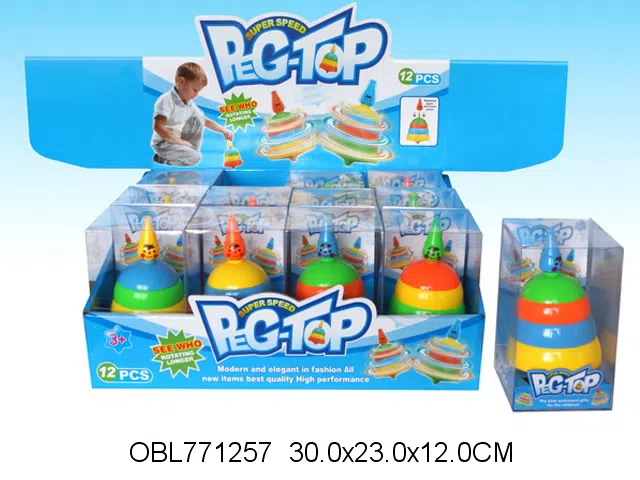 12只庄手压陀螺 4色混装_OBL771257