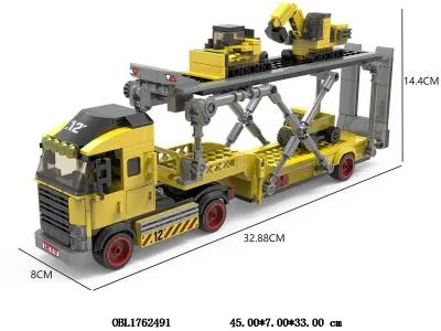 益智积木 工程车运输车 488PCS_OBL1762491