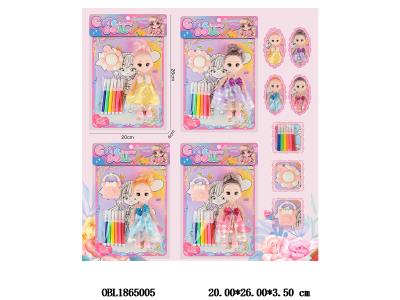 6寸空身芭芘套装  主体衣服1款1色 款混装_OBL1865005