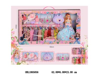 11.5寸实身芭芘套装 主体衣服1款1色 2款混装_OBL1865056