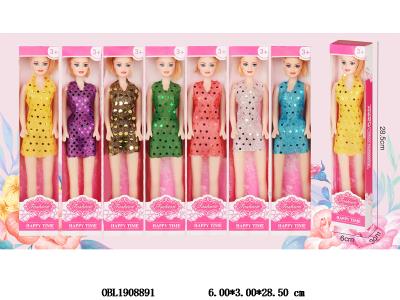 11.5寸空身芭芘套装 主体衣服1款1色 7款混装_OBL1908891