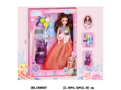 11.5寸空身芭芘套装 主体衣服1款1色_OBL1908897